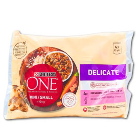 PURINA ONE MINI DELICATE 85gr X 4