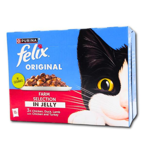 FELIX FARM SELECTION IN JELLY X 12