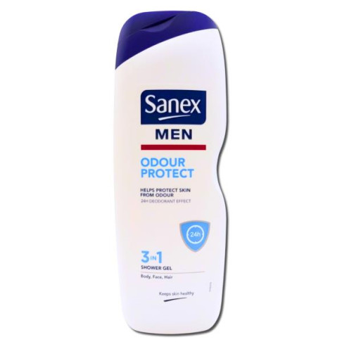 SANEX MEN 3 IN 1 SHOWER GEL ODOUR PROTECT 750ml