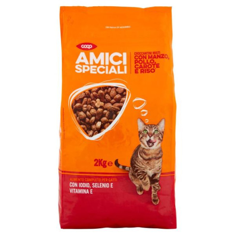 COOP CAT DRY FOOD RICE CARROTS BEEF & CHICKEN 2 kg