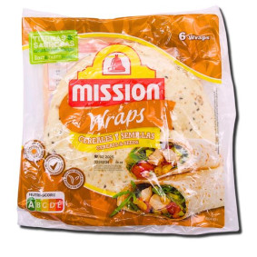 MISSION WRAPS CEREALS & SEEDS 370gr
