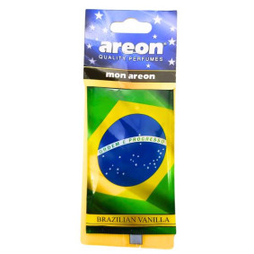 AREON CAR AIR FRESHENER BRAZILIAN VANILLA