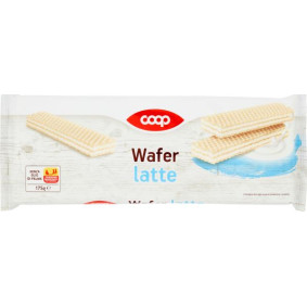 COOP WAFER MILK 175gr