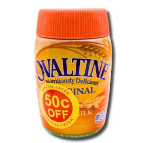OVALTINE ORIGINAL MALT POWDER  ADD MILK 300gr50c OFF