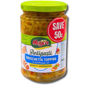 MAYOR BRUSCHETTA TOPPING 280gr 50c OFF