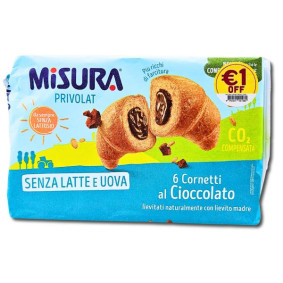 MISURA CROISSANTS L F CHOCOLATE X 6 298gr€2.99 MISURA CROISSANTS L F CHOCOLATE X 6 298gr€2.99