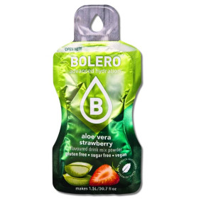 BOLERO POWDER DRINK ALOE VERA & STAWBERRY 9gr