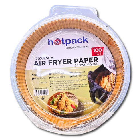 HOTPACK AIR FRYER LINERS 20cm x 100