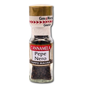 CANNAMELA GRINDER BLACK PEPPER 28gr