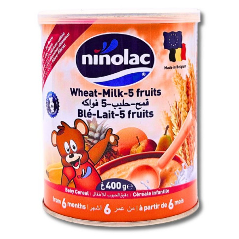 NINOLAC BABY CEREAL 5 FRUITS 400gr