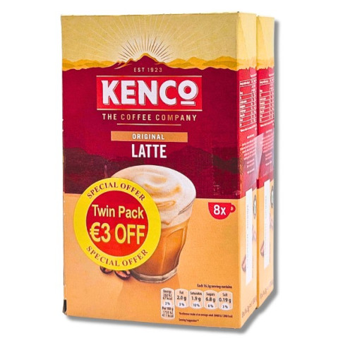 KENCO LATTE X 8 TWIN PACK €3 OFF