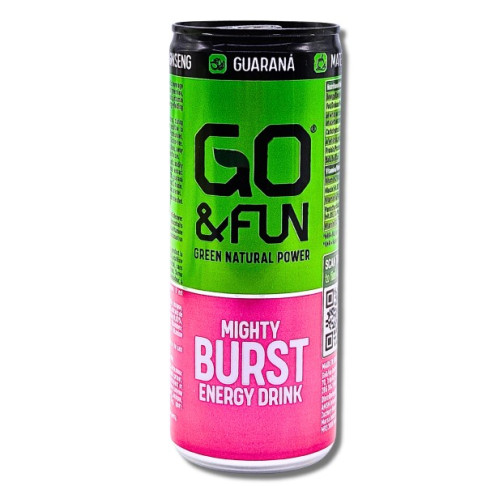 GO & FUN ENERGY DRINK MIGHTY BURST 250ml - 5350662999842