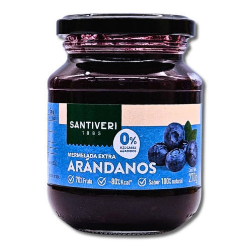 SANTIVERI BLUEBERRY JAM 270gr