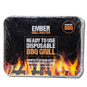EMBER DISPOSABLE BBQ  GRILL 31cm X 24cm