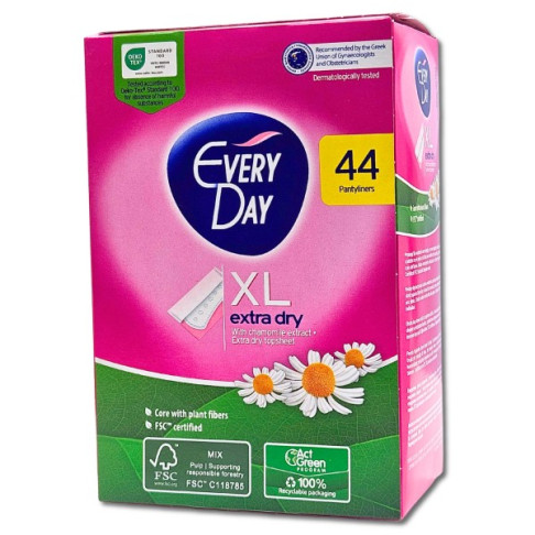 EVERYDAY PANTY LINERS XL EXTRA DRY X 44
