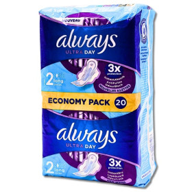 ALWAYS ULTRA 2 LONG VALUE PACK X 20
