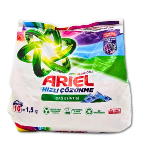 ARIEL LAUNDRY POWDER 1.5kg 10w