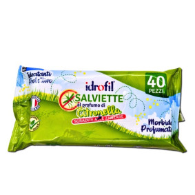 IDROFIL CITRONELLA WIPES X 40