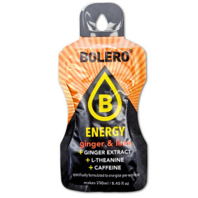 BOLERO POWDER DRINK BOOST ENERGY GINGER & LIME 7gr
