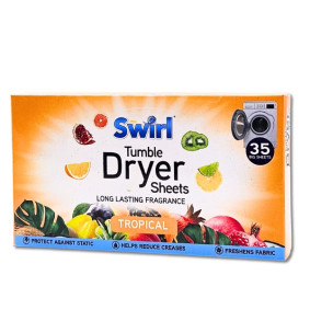 SWIRL LAUNDRY SHEETS TROPICAL X 35