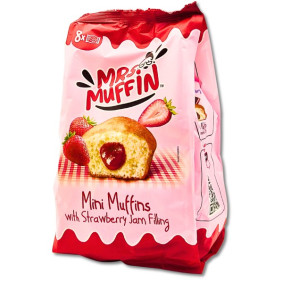 MRS MUFFIN STRAWBERRY MINI MUFFINS 200gr