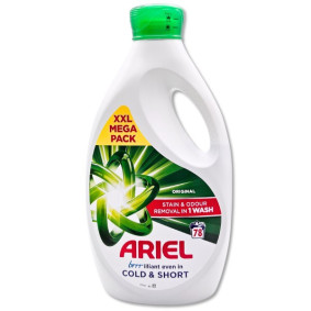 ARIEL LAUNDRY LIQUID COLD & SHORT 78w 2.5ltr