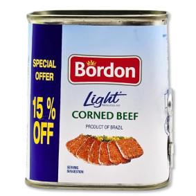 BORDON LIGHT CORNED BEEF 340gr 15%OFF