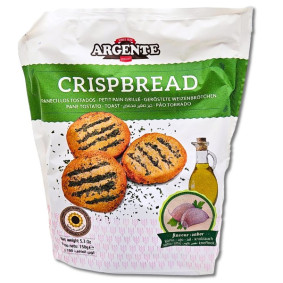 ARGENTE CRISPBREAD GARLIC 150gr