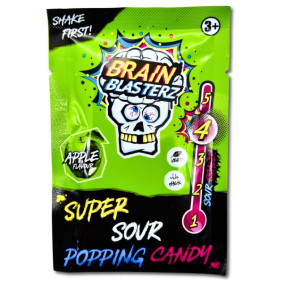 BRAIN BLASTERZ SOUR POPPING CANDY 10gr