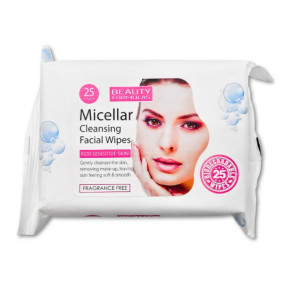 BEAUTY FORMULAS MICELLAR FACIAL WIPES  X 25