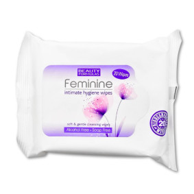 BEAUTY FORMULAS INTIMATE HYGIENE WIPES  X 20
