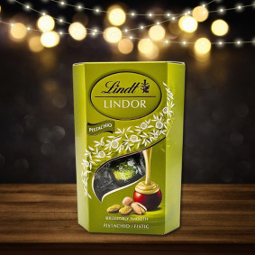 LINDT LINDOR PISTACHIO CHOCOLATE PRALINES 200gr