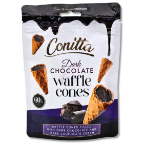 CONITTA DARK CHOCOLATE WAFFLE CONE 80gr