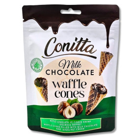 CONITTA MILK  CHOCOLATE WAFFLE CONE 80gr