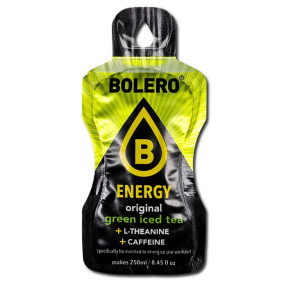 BOLERO POWDER DRINK BOOST ENERGY GREEN ICED TEA 7gr