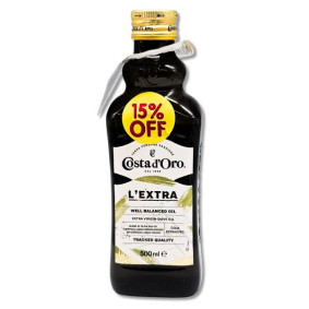 COSTA D`ORO EXTRA VIRGIN OLIVE OIL 500ml 15% OFF