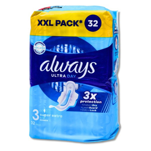 ALWAYS ULTRA DAY  3 +WINGS  X 32