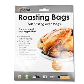 ROASTING BAGS X8  25cm X38cm
