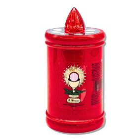 BATTERY OPERATED VOTIVE CANDLE (RED)