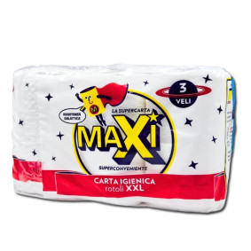 MAXI PIU TOILET PAPER 3ply X 12