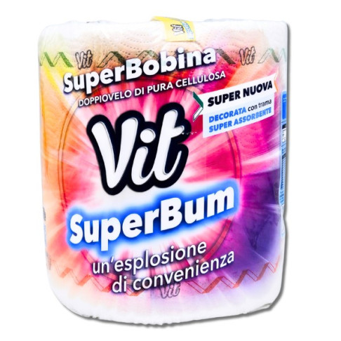 VIT SUPER BUM BOBINA 2 PLY XL KITCHEN ROLL