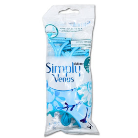 GILLETTE SIMPLY VENUS DISPOSABLE BLADES X 4