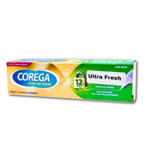 COREGA DENTURE ADHESIVE CREAM ULTRA FRESH 40gr