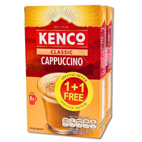 KENCO CAPPUCCINO ORIGINAL X 8 1+1 FREE