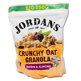 JORDANS CRUNCHY OAT GRANOLA RAISIN & ALMOND 750gr