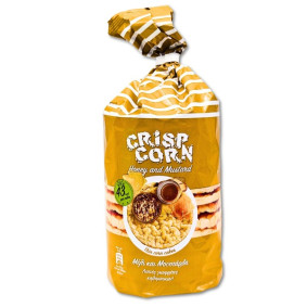 CRISP CORN CRACKERS HONEY & MUSTARD 123.5gr