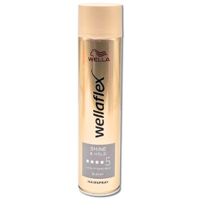 WELLA WELLAFLEX SHINE & HOLD 5 HAIR SPRAY 250ml