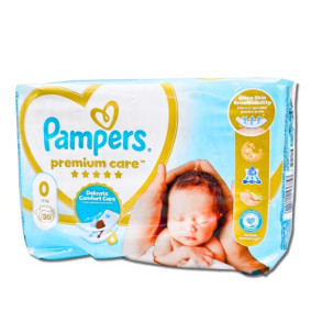 PAMPERS PREMIUM NAPPIES N.0 X 30