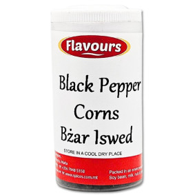 FLAVOURS BLACK PEPPER CORNS TUB 25gr