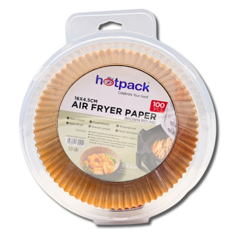 HOTPACK AIR FRYER LINERS 16cm x 100
